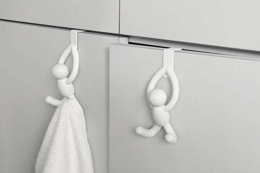 Buddy Over The Cabinet Hooks, Set of 2